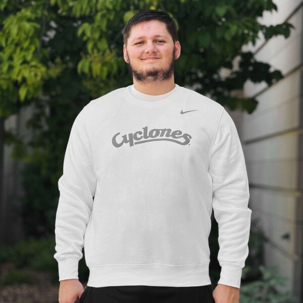 Nike Cyclones White Crewneck FA26